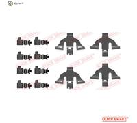 BRAKE PAD FITTING KIT 109-0092 QUICK BRAKE for PORSCHE AUDI
