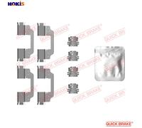 ACCESSORY KIT DISC BRAKE PAD 109-0101 FOR FORD K FIGO/ASPIRE OPELYSKE 1.2L