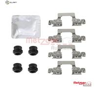 ACCESSORY KIT DISC BRAKE PAD 109-0129 FOR AUDI DBPA/CVKB/DKYA/CYRB/CYMC 2.0L