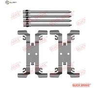 ACCESSORY KIT DISC BRAKE PAD 109-0206 FOR AUDI Q5/Sportback/Van DRYA/DPUA 2.0L