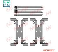 ACCESSORY KIT DISC BRAKE PAD 109-0206 FOR AUDI Q5/Sportback/Van DRYA/DPUA 2.0L