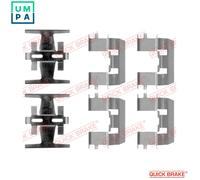 BRAKE PAD FITTING KIT 109-1208 QUICK BRAKE for ROVER HONDA