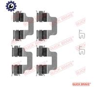 ACCESSORY KIT DISC BRAKE PAD 109-1245 FOR ALFA ROMEO 166 156/Sportwagon MITO 166