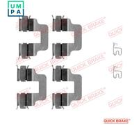 ACCESSORY KIT DISC BRAKE PAD 109-1245 FOR ALFA ROMEO KIA MINI CLUBMAN FIAT