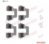 ACCESSORY KIT DISC BRAKE PAD 109-1245 FOR ALFA ROMEO KIA MINI CLUBMAN FIAT