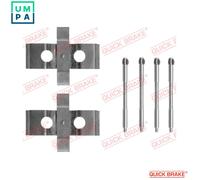 ACCESSORY KIT DISC BRAKE PAD 109-1296 FOR ALFA ROMEO PEUGEOT FORD 3.2L GTV 2.2L