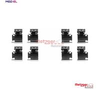 Metzger Autoteile Brake Pad Fitting Kit 109-1298 for Skoda Octavia II Combi, Laura, VW