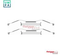 ACCESSORY KIT DISC BRAKE PAD 109-1680 FOR ALFA ROMEO VW CARAVELLE/EUROVAN/IV