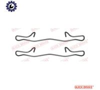 ACCESSORY KIT DISC BRAKE PAD 109-1755 FOR FORD T1DB/T1DA/T3DB/T3DA 1.6L 4cyl