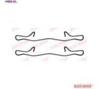 FRONT / REAR ACCESSORY KIT DISC BRAKE PAD FITS: FORD C-MAX II 1.6 TI/1.6 ECOB
