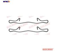 FRONT / REAR ACCESSORY KIT DISC BRAKE PAD FITS: FORD C-MAX II 1.6 TI/1.6 ECOB