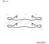 FRONT / REAR ACCESSORY KIT DISC BRAKE PAD FITS: FORD C-MAX II 1.6 TI/1.6 ECOB