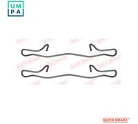 FRONT / REAR ACCESSORY KIT DISC BRAKE PAD FITS: FORD C-MAX II 1.6 TI/1.6 ECOB