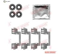 BRAKE PAD FITTING KIT 109-1784 QUICK BRAKE for CHRYSLER LANCIA