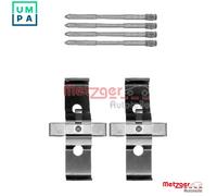 ACCESSORY KIT DISC BRAKE PAD 109-1796 FOR VW BMX/BKJ/AZZ/BRJ 3.2L 6cyl TOUAREG