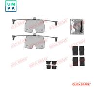 BRAKE PAD FITTING KIT 109-1851 QUICK BRAKE for BMW 5 6 Coupe 7 5 Touring