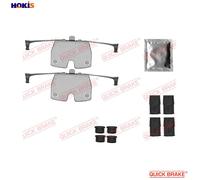 OJD Quick Brake Brake Pad Fitting Kit 109-1851 for BMW 5 6 Coupe 7 5 Touring
