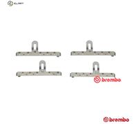 Brembo Brake Pad Accessory Fitting Kit fits VW Golf Polo Polo Van A 02 303