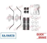 Accessory Kit, disc brake pad for AUDI A3 QUICK BRAKE 109-0181