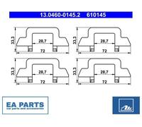 Accessory Kit, disc brake pad for CITROËN C2 ATE 13.0460-0145.2
