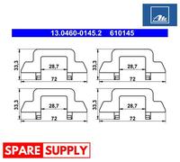 ACCESSORY KIT, DISC BRAKE PAD FOR CITROËN C2 C3 ATE 13.0460-0145.2