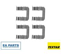 Accessory Kit, disc brake pad for KIA PRIDE TEXTAR 82508500