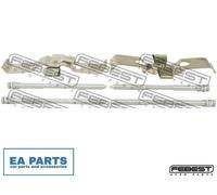 Accessory Kit, disc brake pad for VW TOUAREG FEBEST 2303-002 fits Front Axle