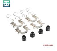 Herth+Buss Accessory Kit J3668015 – Disc Brake Pad Fitting, Front Axle for Suzuki Opel