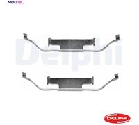 LX0136 DELPHI Accessory Kit, disc brake pad for BMW,MG,MINI,ROVER