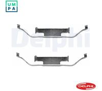 LX0136 DELPHI Accessory Kit, disc brake pad for BMW,MG,MINI,ROVER