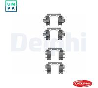 Delphi Brake Pad Fitting Kit LX0298 – fits Honda Civic, Del Sol, Jazz, Logo, Fit, CRX, Integra