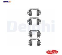 Delphi Brake Pad Fitting Kit LX0298 – fits Honda Civic, Del Sol, Jazz, Logo, Fit, CRX, Integra