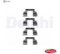 DELPHI LX0334 Brake pad fitting kit