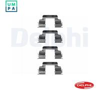 DELPHI LX0334 Brake pad fitting kit