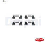 ACCESSORY KIT DISC BRAKE PAD LX0376 FOR TOYOTA COROLLA/ALTIS/FIELDER/ALLEX 1.8L