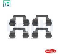 Delphi LX0383 Disc Brake Pad Accessory Kit Rear Fits Alfa Romeo Audi Bentley VW