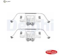 ACCESSORY KIT DISC BRAKE PAD LX0406 FOR BMW 5/E60/E61/SAV/E70/F1/F8 X5/F15/F85