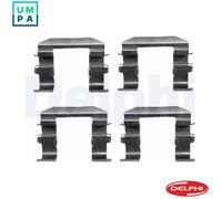 ACCESSORY KIT DISC BRAKE PAD LX0417 FOR HYUNDAI ix35/SUV i40/CW TUCSON/IX35/II