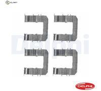 DELPHI LX0483 Brake pad fitting kit