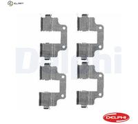 DELPHI LX0485 Brake pad fitting kit