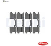 DELPHI LX0502 Brake pad fitting kit