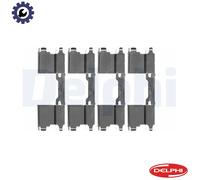 ACCESSORY KIT DISC BRAKE PAD LX0502 FOR VW CRAFTER/30-50/Van/30-35/Bus 2.5L 4cyl