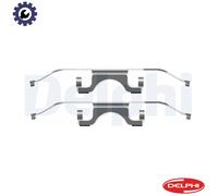 ACCESSORY KIT DISC BRAKE PAD LX0503 FOR BMW M47D20 2.0L 4cyl 5 E39 M57D25 2.5L