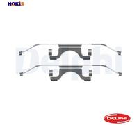 ACCESSORY KIT DISC BRAKE PAD LX0503 FOR BMW M47D20 2.0L 4cyl 5 E39 M57D25 2.5L