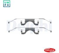DELPHI LX0503 Brake pad fitting kit