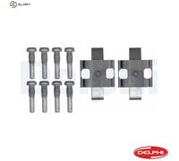 Genuine Delphi Front Brake Pad Accessory Kit - LX0543