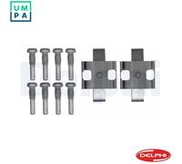 Disc Brake Pad Accessory Kit Delphi LX0543 Fits BMW Mini 1 Series 3 Series Mini