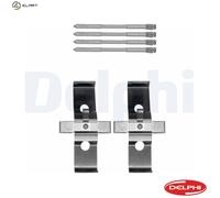 DELPHI LX0548 Accessory Kit, disc brake pads