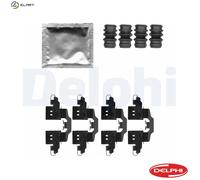 DELPHI LX0550 Accessory Kit, disc brake pads