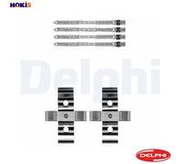Delphi LX0604 Disc Brake Pad Accessory Kit Front Fits Alfa Romeo 4C Fiat Opel
